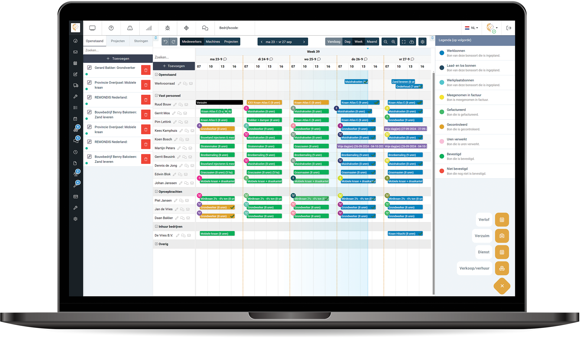 Digitaal planbord | online plannen van opdrachten